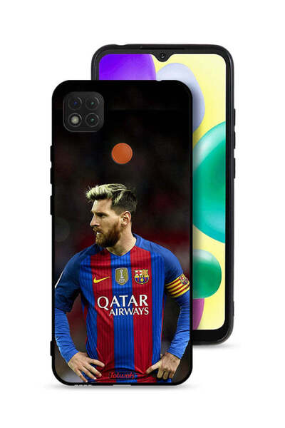 Tolwak غطاء حماية لهاتف شاومي ريدمي 9C ميسي برشلونة