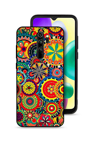 Tolwak غطاء حماية لهاتف شاومي ريدمي نوت 8 برو بنمط ماندالا ملون