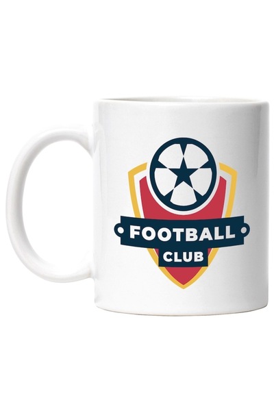 INOVATIX Εξατομικευμένη λευκή κούπα, Ποδοσφαιρική Ομάδα, Μπάλα, Ασπίδα, Αστέρ...