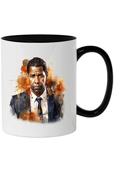 INOVATIX Персонализирана бяла чаша, Дензъл Уошингтън, Актьор, Художник, Режис...