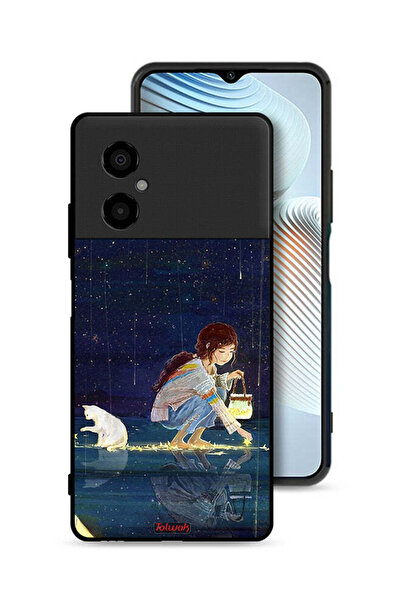 Tolwak غطاء حماية لهاتف Xiaomi Poco M4 5G برسومات نجوم فنية