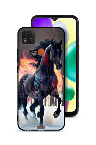 Tolwak Xiaomi Redmi 9C Protective Case Cover Horse Hd