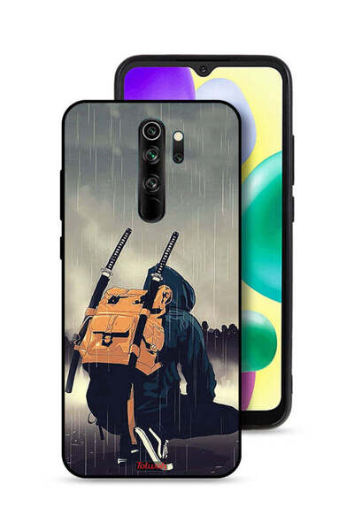 Tolwak غطاء حماية لهاتف شاومي ريدمي نوت 8 برو، رسمة سيف ساموراي رقمية