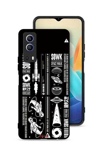 Tolwak غطاء حماية لهاتف Vivo Y72 5G ملصق Sowk Space Walk