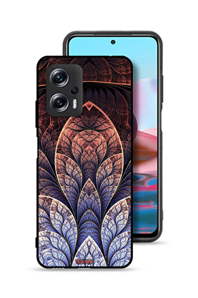 Tolwak غطاء حماية لهاتف شاومي ريدمي نوت 11T برو 5G بتصميم زهور فركتال تجريدي