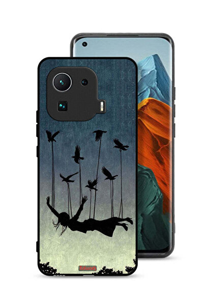 Tolwak Xiaomi Mi 11 Pro Protective Case Cover Birds Holding Fallen Girl