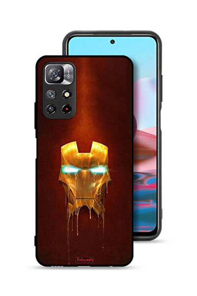 Tolwak غطاء حماية لهاتف شاومي ريدمي نوت 11S بطبعة الرجل الحديدي مارفل كوميكس