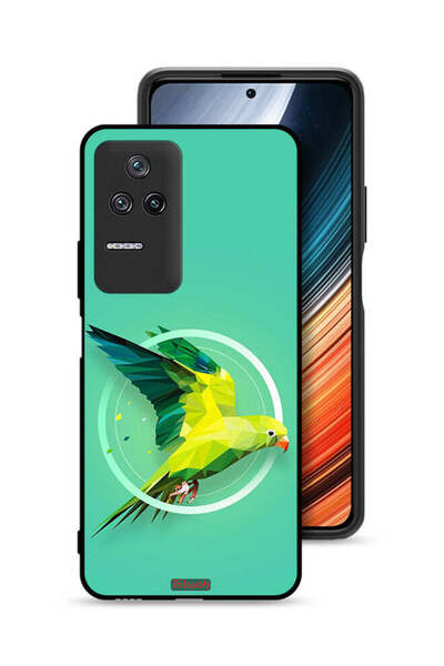 Tolwak غطاء حماية لهاتف شاومي بوكو F4 بتصميم ببغاء تجريدي