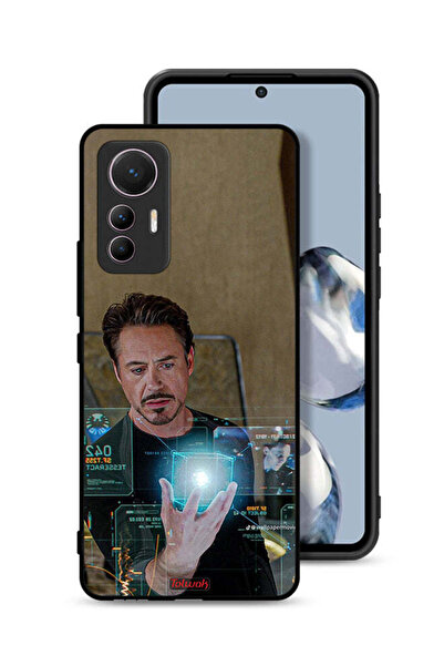 Tolwak غطاء حماية لهاتف شاومي 12 لايت بتصميم الرجل الحديدي