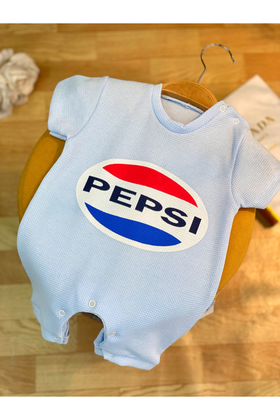 MASA Aylık bebek tulum pamuklu tulum PEPSİ baskılı 0-18