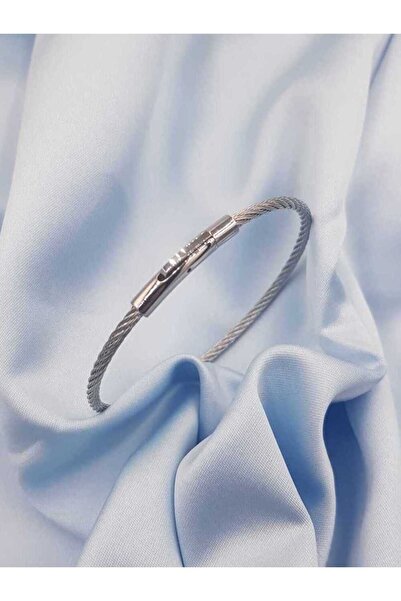 GWOMA سوار فولاذي - حبل فولاذي للجنسين موديل أبيض اللون للأب والزوج والصديق، ...