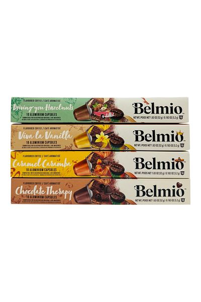 Nespresso Mixed Capsule Coffee Caramel Hazelnut Chocolate Vanilla 4X10Pcs