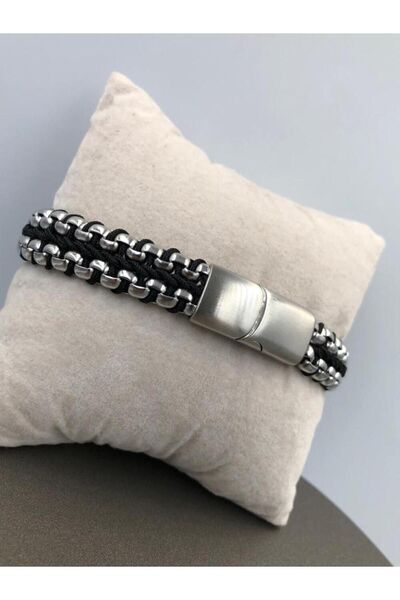 vogutima jewelery&silver by timuçin mavili Stainless Black Braided and White ...