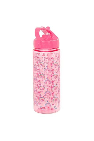 OEM Sticla Apa Flip Top Curcubeu Roz pentru Copii 500ml
