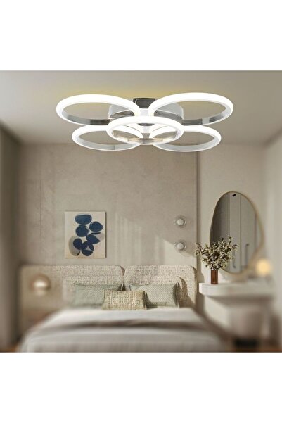 TT AYDINLATMA TT304-4+1-KR-BEYAZIŞIK YUVARLAK TT Aydınlatma BEYAZ IŞIK Krom K...