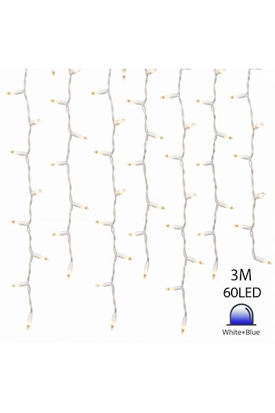 Siera Curtain 80101 - Lighting, 3m high, 20 lines / 60 bulbs, 220V
