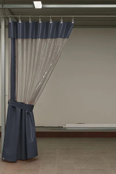 size ne lazım 0.80mm Transparent Auto Service and Washing Partition Curtain 12 Colors Height 300cm X Width 450cm