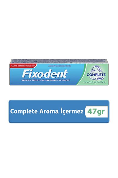 Fixodent Dental Prosthetic Adhesive Cream Complete Aroma Free 47g