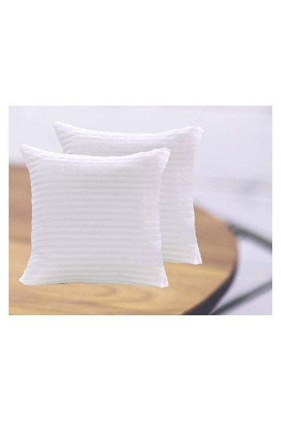 smart home 2-Piece Luxury Decorative Pillow Set for Bed, Sofa, and Couch with 100% Polyester Filling | Size 40 x 40 cm