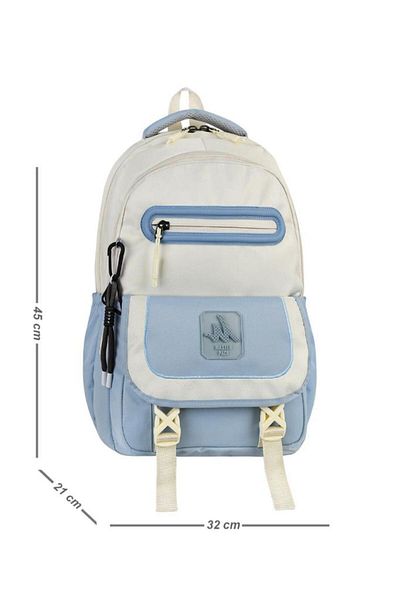 Baginn Unisex High School Backpack Middle School Backpack 45*32 cm with Keychain Gift