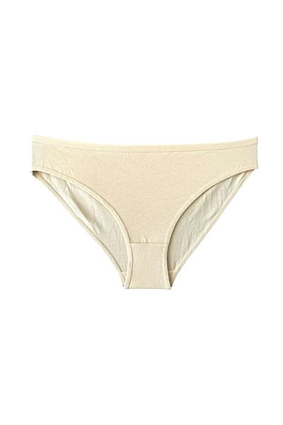 tonda Women's Slip Panties, Skin Color Bikini Panties, Cotton Soft Fabric 12 Pack Bikini Panties