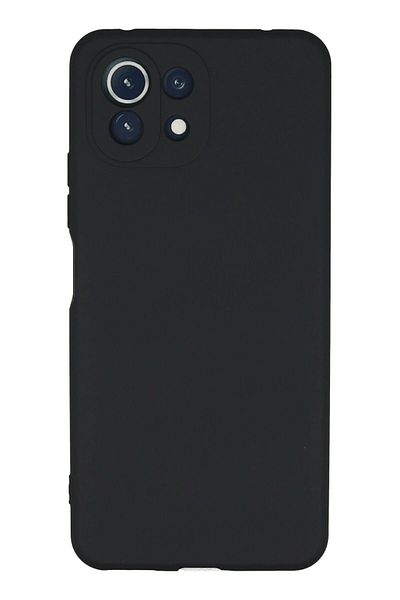 CepteToptan حافظة هاتف Xiaomi MI 11 Lite من السيليكون المخملي الداخلي - أزرق داكن - MKİ8413-3339
