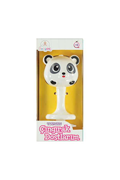 BABYCİM خشخيشة الباندا مع مصاصة