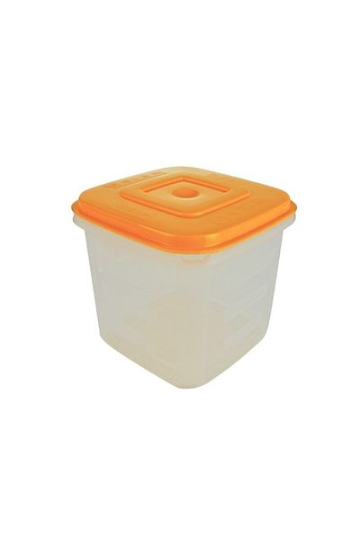 AzHome Food container with lid, square, 750 ml