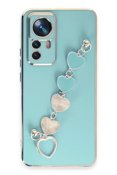 CepteToptan جراب Xiaomi Mi 12T Pro من السيليكون Esila - أخضر مائي - MKİ7630-1893