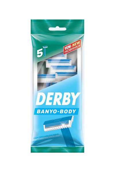Derby 5 Pack Bag Bath Razor