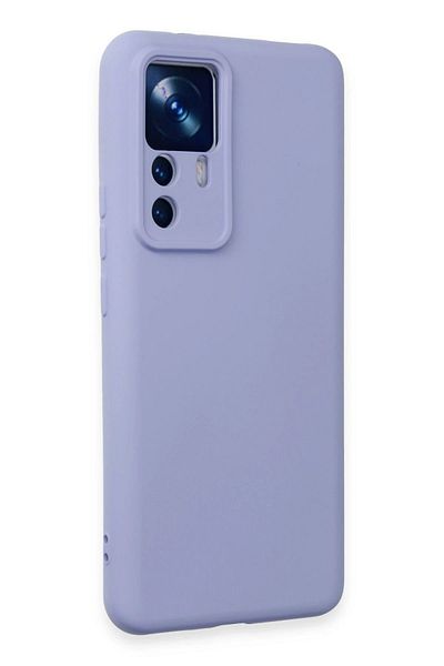 CepteToptan حافظة هاتف Xiaomi Mi 12T Pro من السيليكون المخملي الداخلي - أرجواني - MKİ3537-4194