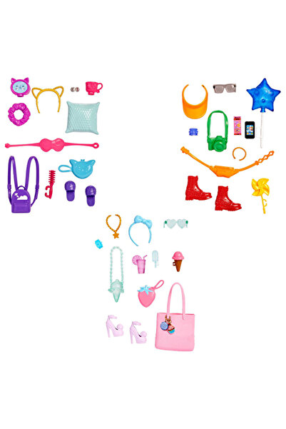 Barbie 'nin Moda Aksesuarları Paketleri GWD98