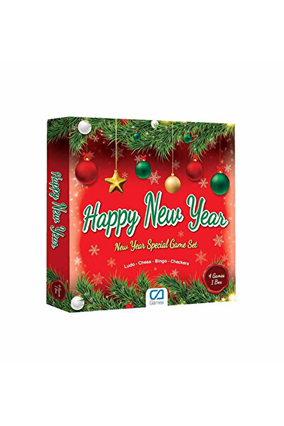 Genel Markalar CA Games 4'lü Yılbaşı Oyun Seti (Tombala, Dama, Satranç, Kızma Birader)