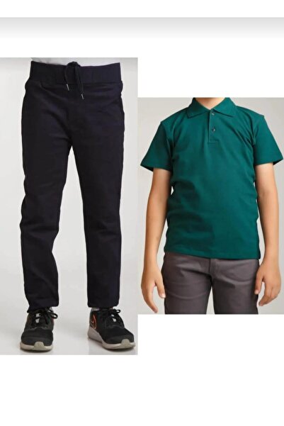 BAGİSTA BUTİK ΠΑΙΔΙΚΟ ΠΑΝΤΕΛΟΝΙ ΝΑΥΤΙΚΟ ΜΠΛΕ ΛΙΝΟ (ΜΕ ΕΛΑΣΤΙΚΟ ΣΤΗΝ ΜΕΡΙΔΑ) Σ...