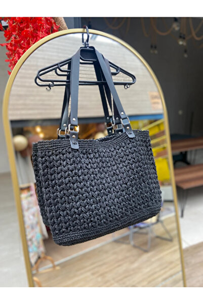 CANTAMALL Paper String Knitted Bag