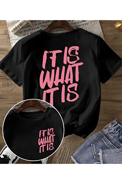 qubo sportswear & company تي شيرت qubo للجنسين من القطن المطبوع ذو رقبة دائري...