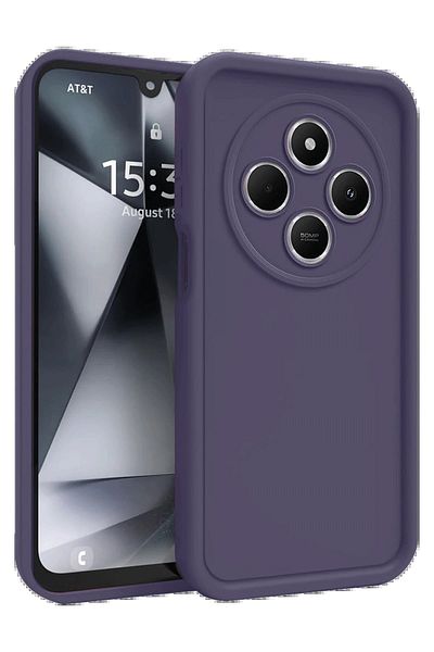CepteToptan حافظة هاتف Xiaomi Redmi 14C من السيليكون Viera - البرقوق - NOVER2559-7627