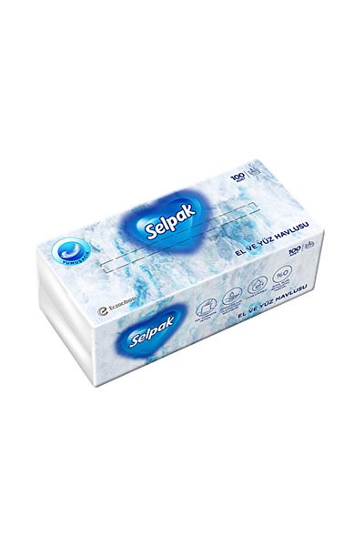 Selpak Hand and Face Towels 100Pcs