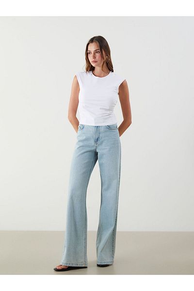 LC Waikiki New Season Crew Neck Ice Blouse - S5GY26Z8