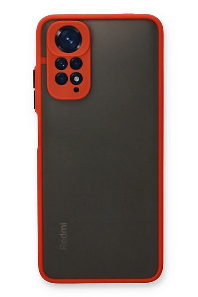 CepteToptan حافظة هاتف Xiaomi Redmi Note 11 من السيليكون مونتريال - أحمر - MKİ4930-6127