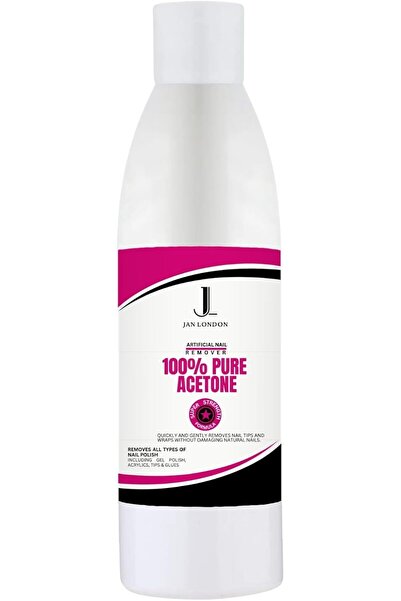 JAN LONDON أسيتون JL نقي ١٠٠٪، ١ لتر | مزيل طلاء أظافر احترافي للجل والأكريلي...