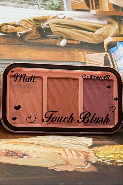 GulFlower 3-Piece Blush Palette