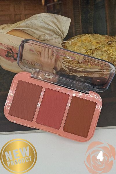 GulFlower 3-Piece Blush Palette