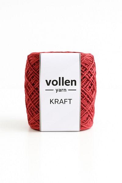 vollen yarn Premium 100 Gr- 120 Mt Natural Paper Thread, Straw Paper Thread, Raffia, Supla Thread, Bag Thread