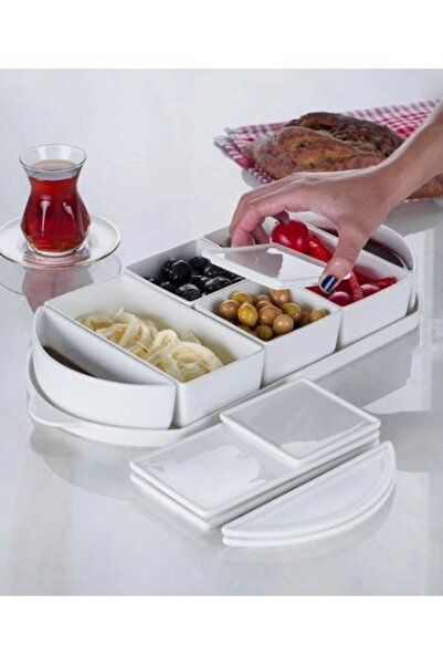 ACAR Bıanco Perla Oval Kahvaltılık TKEBT TEK RENK