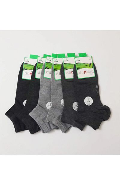 4GEN Ανδρικές κάλτσες Dündar Booties αρωματισμένες χωρίς ραφή μπαμπού, πακέτο 12