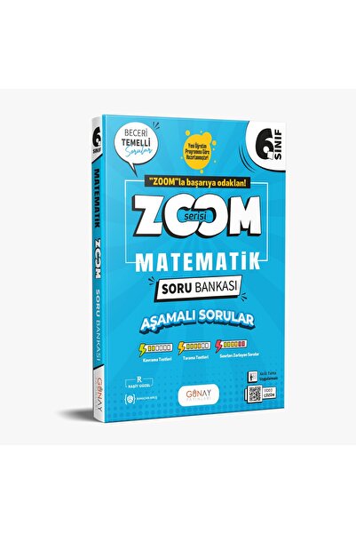 Günay Yayınları GÜNAY YAYINLARI 6. SINIF ZOOM MATEMATİK SORU BANKASI (YENİ MÜ...