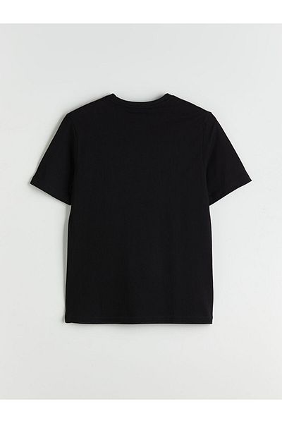 LC Waikiki New Season Crew Neck εμπριμέ χτενισμένο βαμβακερό ανδρικό Tisort - S5R653Z8