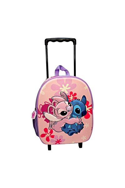 Stitch Troler 3D, 32x26x11cm, multicolor, bretele ajustabile si intarite, Happy, Stitch, Disney