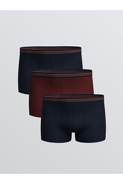 LC Waikiki New Season Standard Fit Βαμβακερά εύκαμπτα ανδρικά μποξερ 3 τεμαχίων - W40980Z8